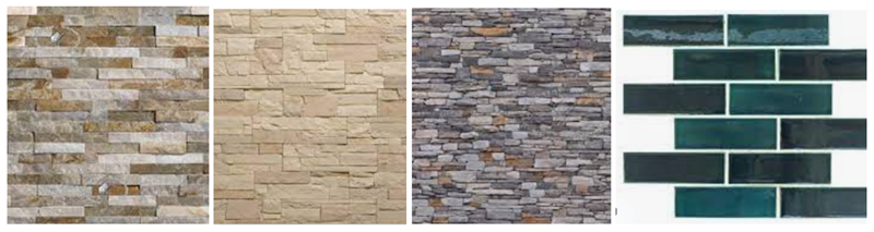 Textured Stone Tiles for Bathroom
