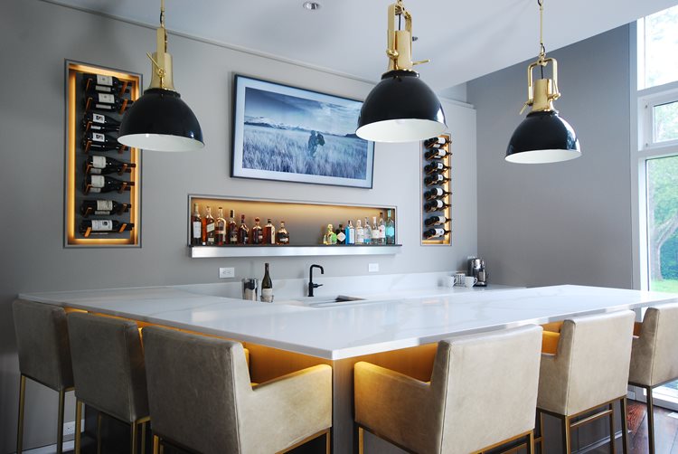 Custom Home Bar Design in NJ