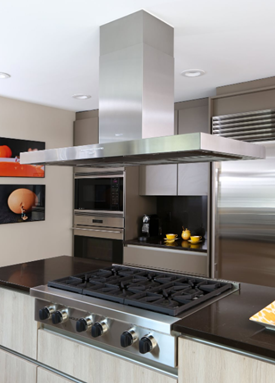 Modern Kitchen Design with Stainless Appliances