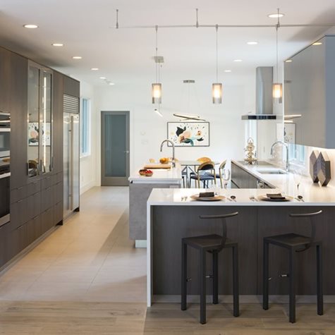 Modern Grey Kitchen Cabinets